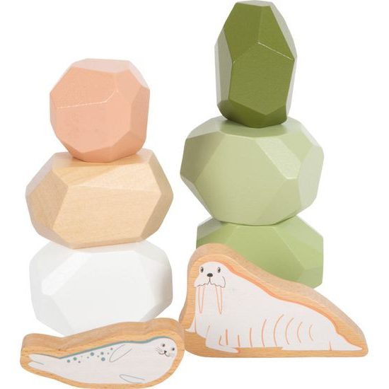 small foot Dřevěné balanční kameny Arctic