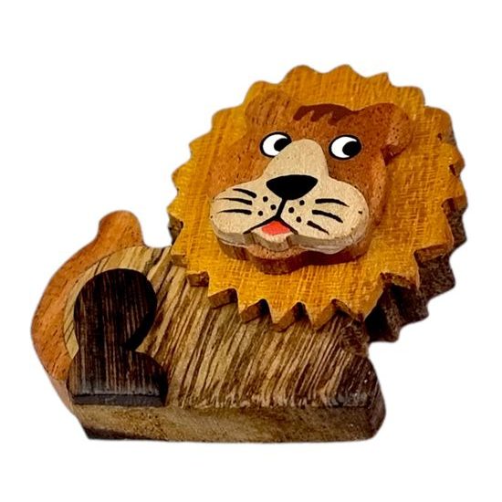 2Kids Toys Dřevěná magnetka velká Lev