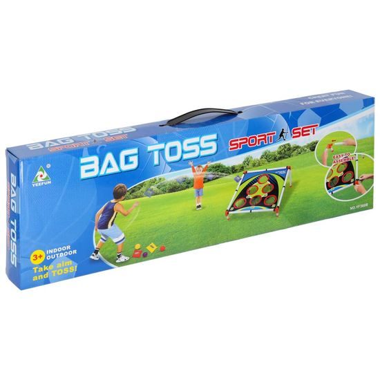Hod na cíl pomocí dovednostní hry Bag Darts