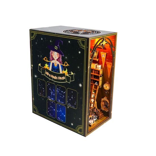 2Kids Toys 3D skládačka Zarážka na knihy miniatura domečku Domek kouzelnice Miry