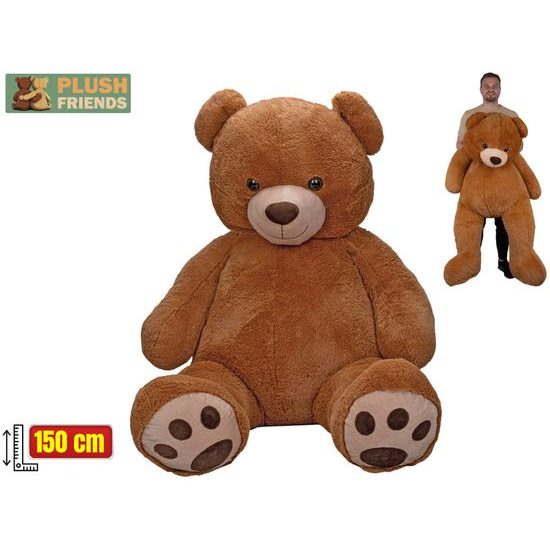 Plush Friends medvěd plyšový 150cm hnědý 0m+