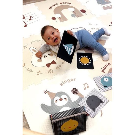 2Kids Toys Podložka na hraní Zvířecí párty 9 dílů