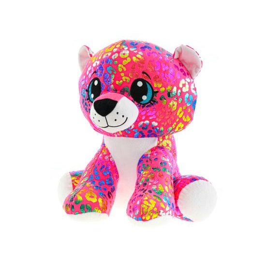 Leopard Rainbow Star Sparkle plyšový barevný 24cm sedící 0m+ v sáčku