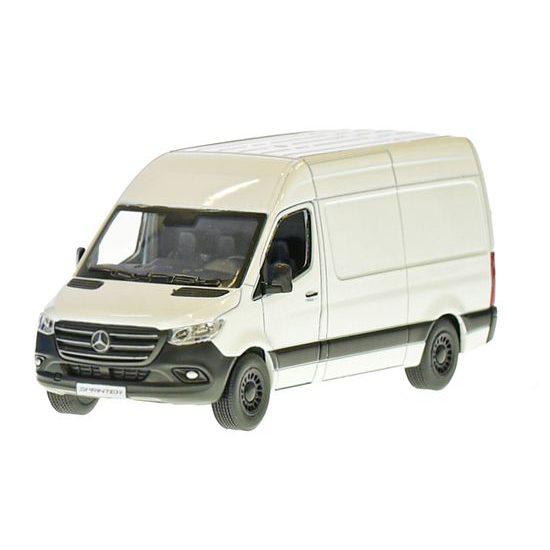 Kinsmart Mercedes-Benz Sprinter 13cm kov na zpětný chod 4barvy 12ks v DBX