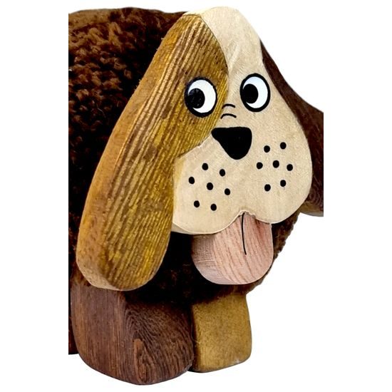 2Kids Toys Dřevěná figurka XL pompon Pes