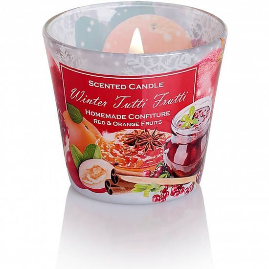Bartek Svíčka sklo 115g Winter Tutti Frutti
