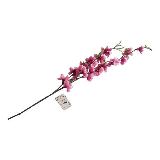 Broskev větev umělá 84cm, 27 květů
