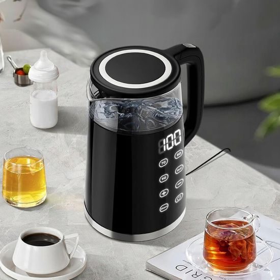 Elektrická konvice s regulací teploty 2200W 1,7l