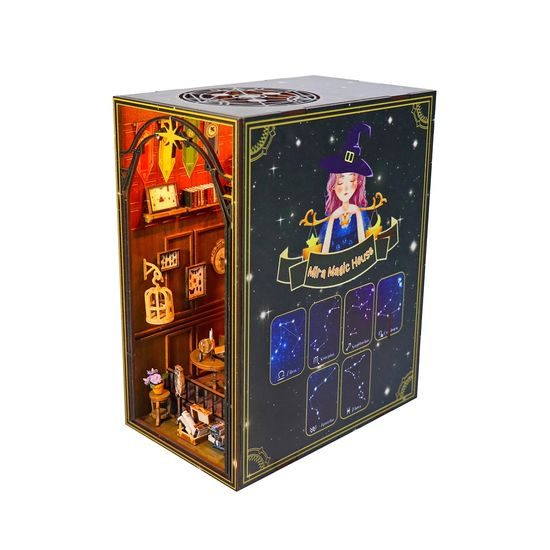 2Kids Toys 3D skládačka Zarážka na knihy miniatura domečku Domek kouzelnice Miry