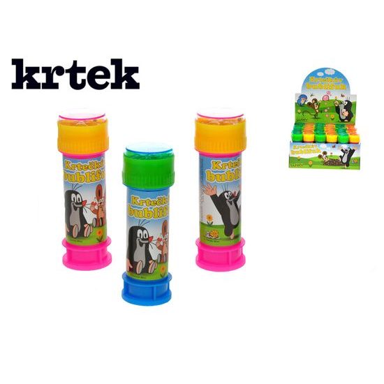 Krtečkův bublifuk 50ml 3druhy 2barvy 36ks v DBX