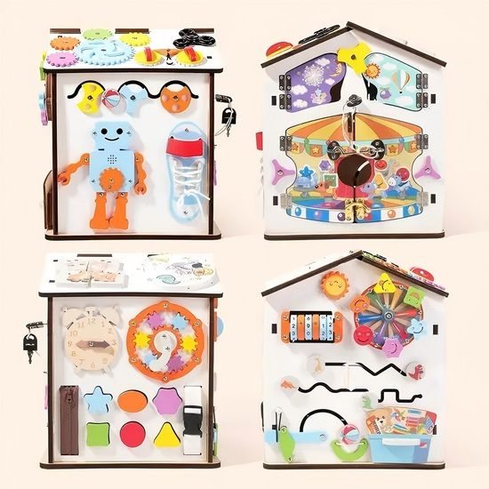 2Kids Toys Activity board Domeček bílý