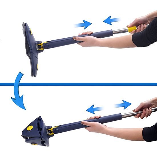 Rohový mop na prach ANGLEMOP s otočnou hlavou 360°