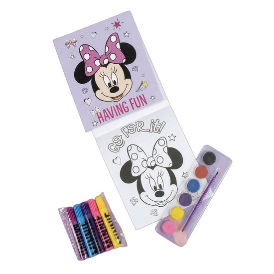 Omalovánková sada v batůžku Minnie Mouse