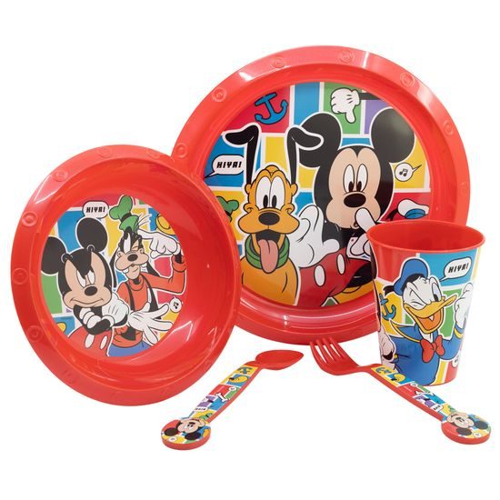 Dětská jídelná sada 5 ks - Mickey Mouse Better Together