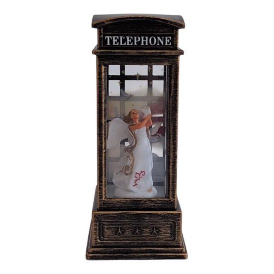 LED Lucerna - Xmas Telephone Booth 5 x 12cm