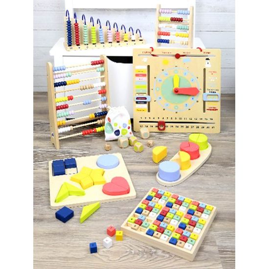 small foot Dřevěné sudoku barevné kostičky