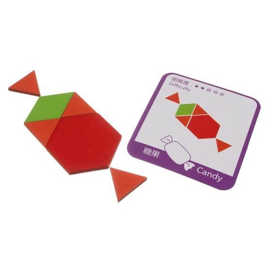 Vzdělávací puzzle - geometrické obrazce