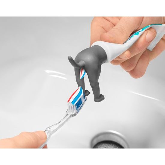 Vtipný zubní pasta dispenser - Psí zadek