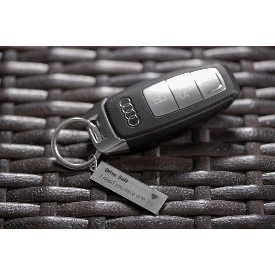 Klíčenka se vzkazem - Drive Safe