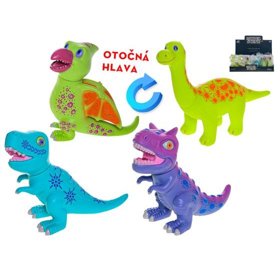Dinosaurus 15,5cm 4druhy v sáčku 20ks v DBX