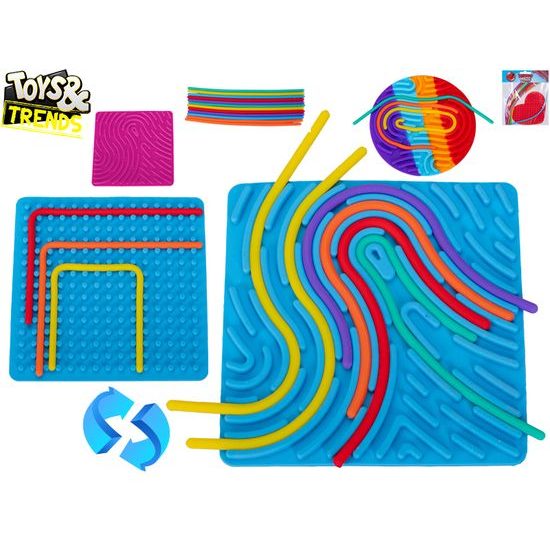 Toys&Trends Fingerprint Maze bludiště 12,5cm 3druhy 4barvy v sáčku