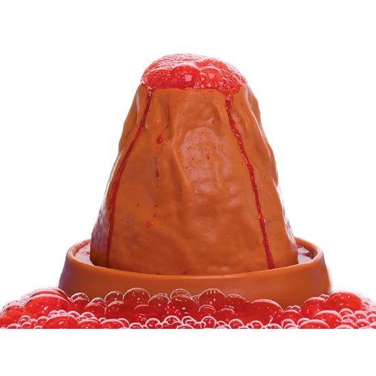 Crazy Dino sopka 10cm s lávou, vejcem a dinosaurem ve fólii