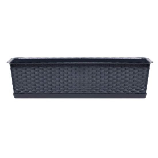 Truhlík s miskou RATOLLA CASE antracit 39,1cm