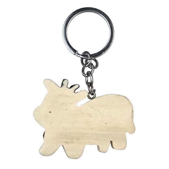 2Kids Toys Dřevěná klíčenka velká Kráva