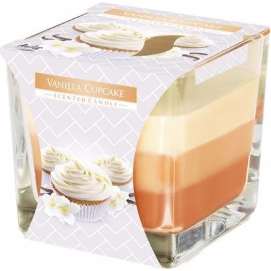 Bispol Svíčka ve skle Vanilla Cupcake
