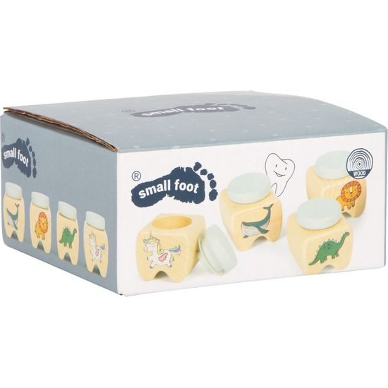 small foot Krabičky na mléčné zoubky sada 4 ks