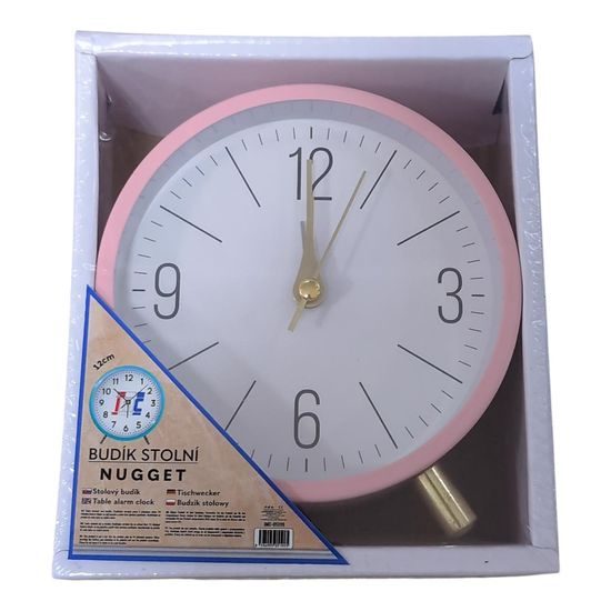 Budík stolní Nugget 12cm
