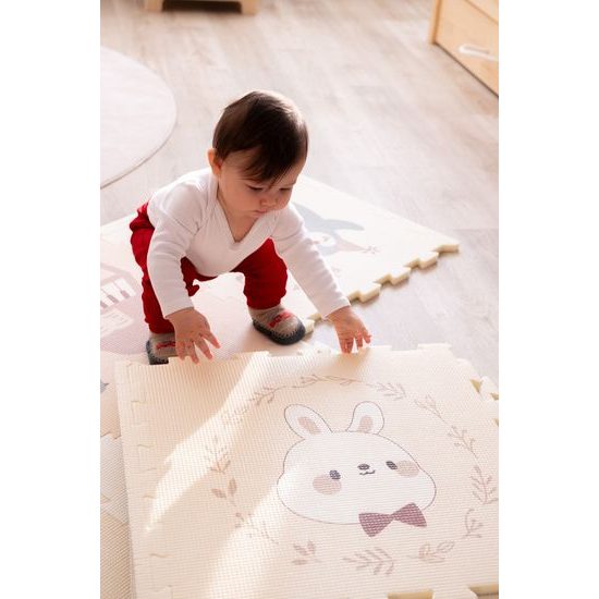 2Kids Toys Podložka na hraní Zvířecí párty 9 dílů