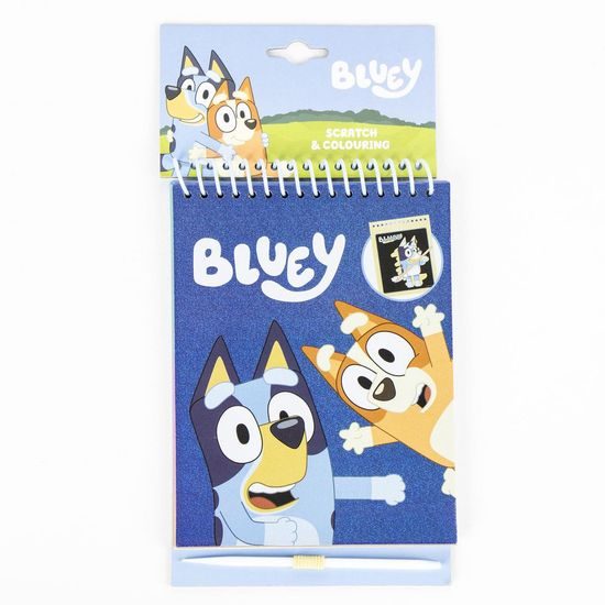 Sada se škrabací knížkou Bluey