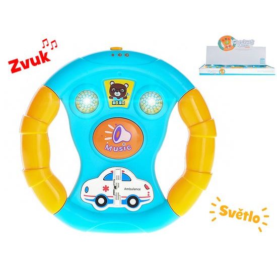 Volant 13,5cm na baterie se světlem a zvukem 12m+ 2barvy 6ks v DBX