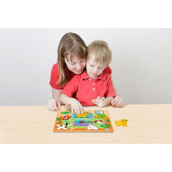 2Kids Toys Vkládací puzzle Mazlíčci