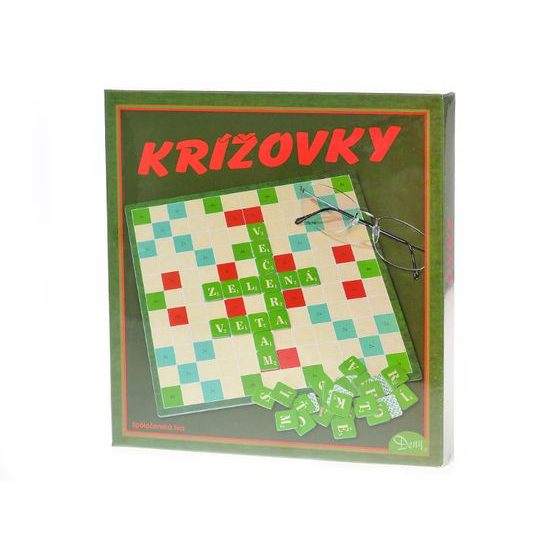 Společenská hra - Křížovky SK v krabičce