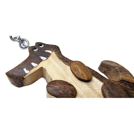 2Kids Toys Dřevěná klíčenka velká Krokodýl