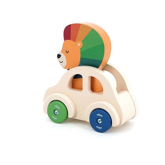 Vilac Dřevěné autíčko s klaksonem Lev