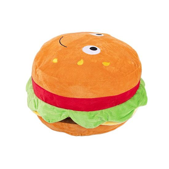 Take Me Home hamburger plyšový 40cm s obličejem 0m+