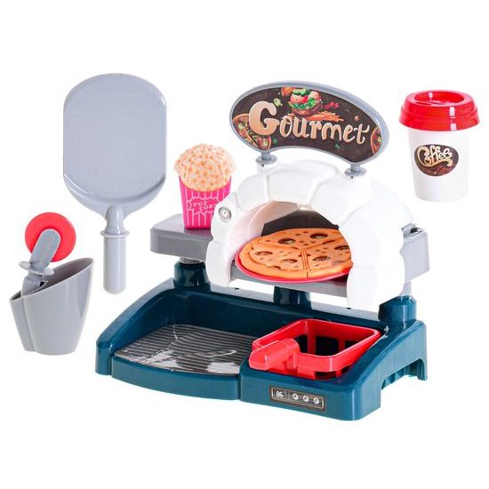 Fast food pizza set 16x16cm 8ks na kartě
