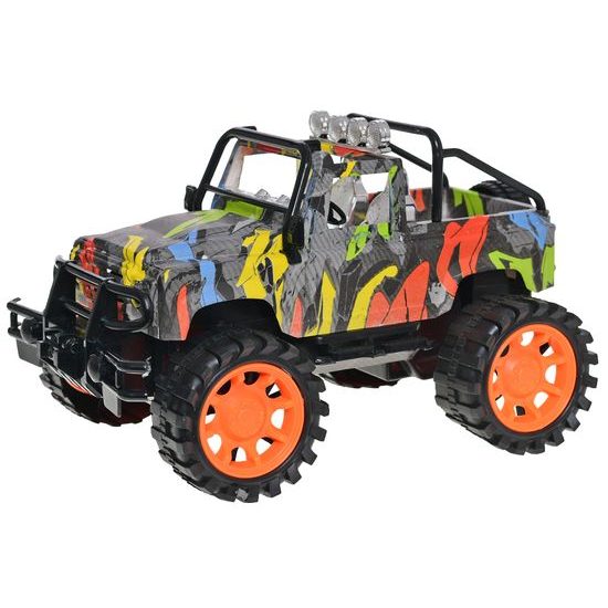 Jeep grafitti 1:14 26cm na setrvačník v krabičce