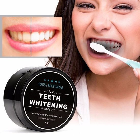 Kokosové uhlí pro bělení zubů Teeth Whitening