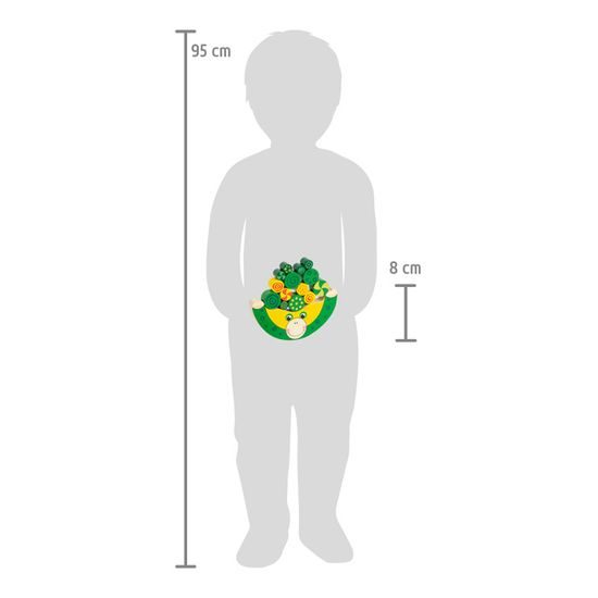 small foot Dřevěná motorická balanční hra Žába