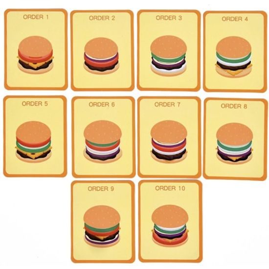 Dětský dřevěný hamburger