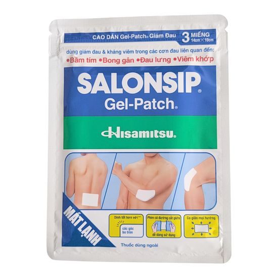 Salonsip gelové náplasti 3ks