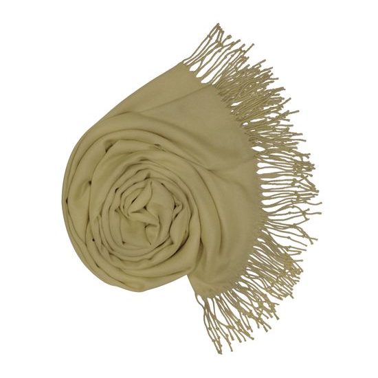 Dámská zelená pashmina P57 / Dámská zelená šála