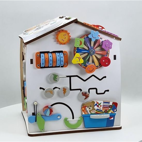 2Kids Toys Activity board Domeček bílý