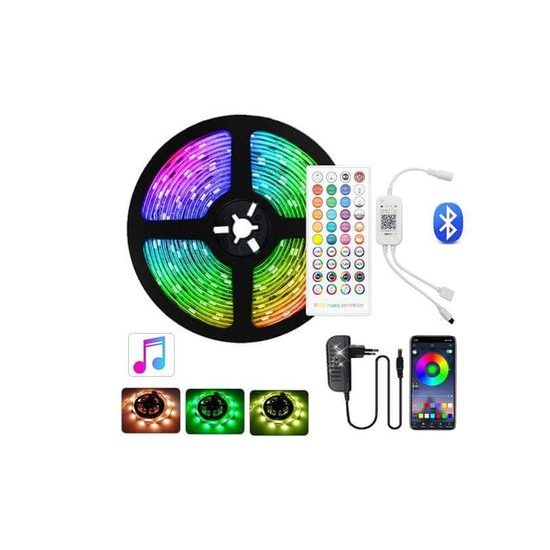 RGB LED pásek s Bluetooth - 5m