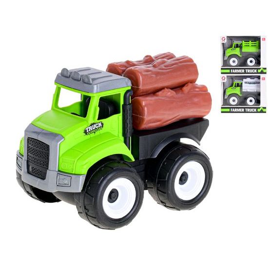 Auto farmářské 16-17cm na setrvačník 3druhy v krabičce