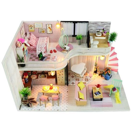 2Kids Toys miniatura domečku Dům Anniny růžové melodie